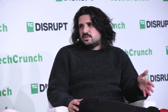 Runway co-founder Anastasis Germanidis at TC Disrupt