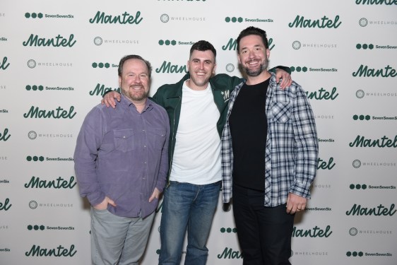 Mantel co-founders Brent Montgomery, Evan Parker, and Alexis Ohanian