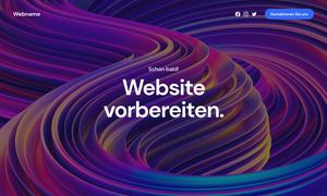 webová šablona pro Website Coming Soon