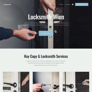 webová šablona pro Locksmith