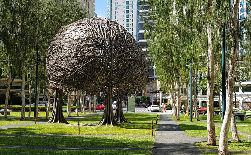 Summer throughout the year in Bonifacio Global City of Taguig