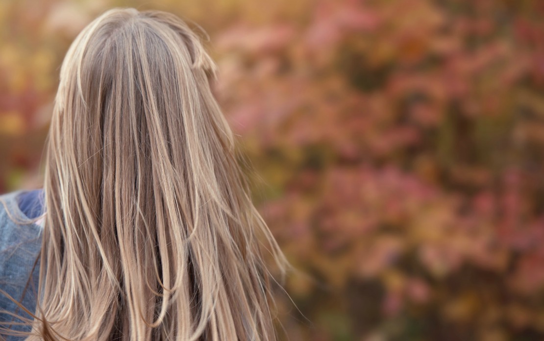 woman's healthy hair