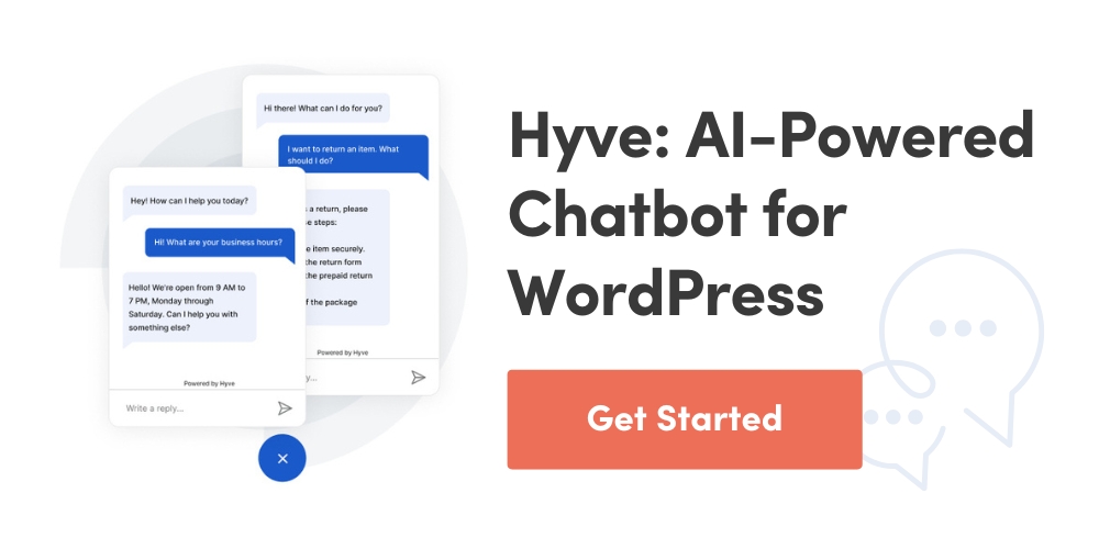 Hyve: AI-powered chatbot for WordPress