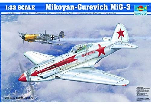 トランペッター 1/32 ソビエト空軍 MiG-3 プラモデル