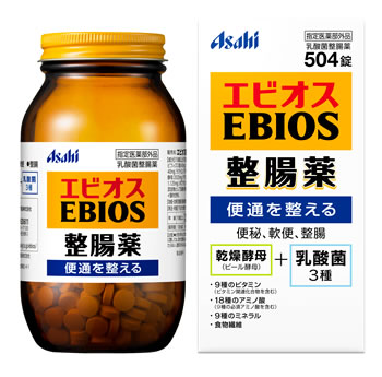 アサヒ　エビオス整腸薬　(504錠)　エビオス　乳酸菌　【指定医薬部外品】