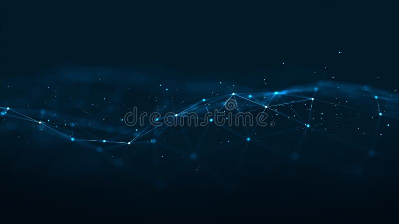 Technology Network Background. stock image