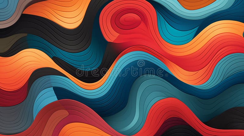 Colorful abstract background. Illustration for cover, interior design. stock illustration