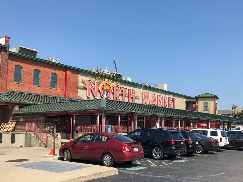 Columbus, Ohio - August 2, 2019: North Market in Downtown Columbus royalty free stock photography