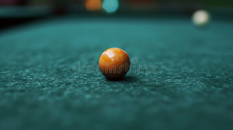 A single bead of sweat rolling down the players temple royalty free stock photography