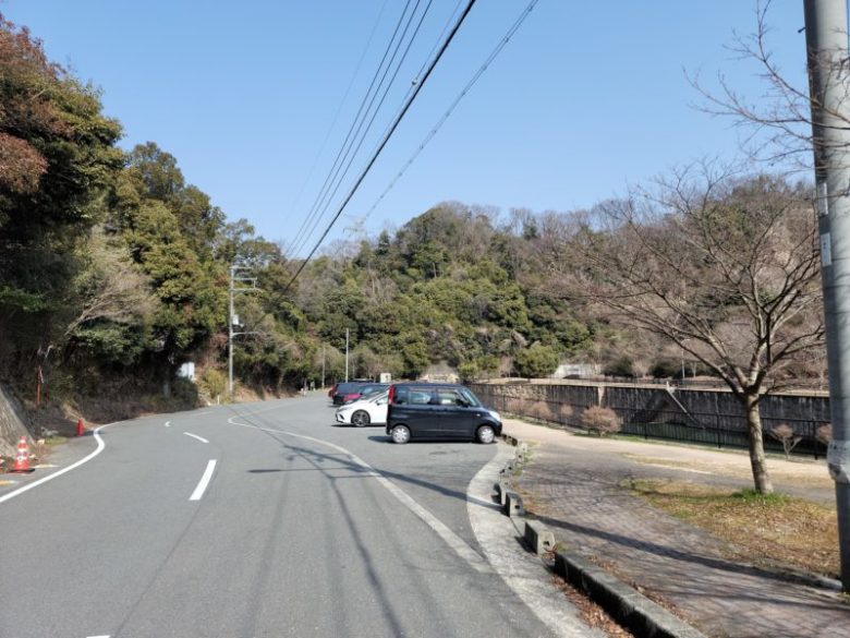 路上駐車のような駐車場