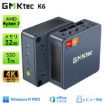 <span class="title">【1位交代】【45%OFFクーポン】GMKtec ミニpc 【AMD Ryzen 7 7840HS 32GB(16GB*2) DDR5 1TB】 ゲーミング Windows11pro Mini PC PCIe 4.0 SSD 2×2.5G LAN 4KHD 3画面 ミニパソコン ゲーム機 minipc Nucbox K6 ニPC Ryzen みにpc デスクトップPC オフィス 業務用 ゲーミングPC k6（楽天リアルタイムランキング）</span>