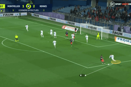 Ligue 1 2021/22: Benjamin Bourigeaud at Rennes - scout report tactical analysis tactics