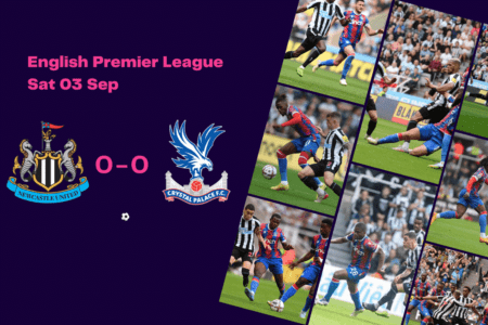 Premier League 2022/23: Newcastle vs Crystal Palace - data viz, stats and insights