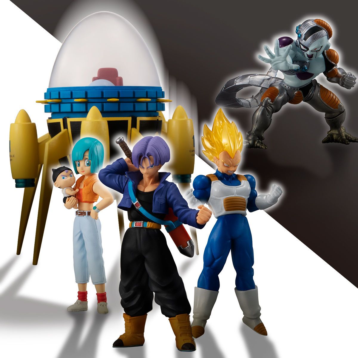 【限定販売】HGシリーズ『HGドラゴンボール もう一人の超サイヤ人編』全3種+タイムマシン-009