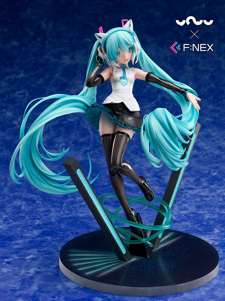 【限定販売】妖舞YOWU×F:NEX『初音ミク 猫耳ヘッドフォンVer.』1/7 美少女フィギュア-003