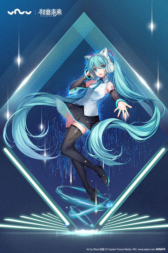 【限定販売】妖舞YOWU×F:NEX『初音ミク 猫耳ヘッドフォンVer.』1/7 美少女フィギュア-008