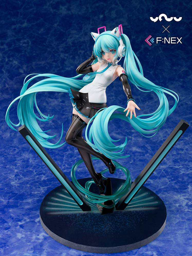 【限定販売】妖舞YOWU×F:NEX『初音ミク 猫耳ヘッドフォンVer.』1/7 美少女フィギュア-010