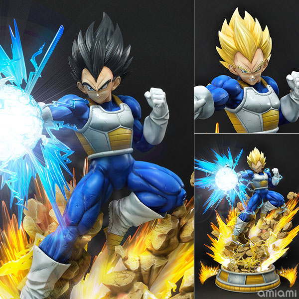 【限定販売】PRIME1STUDIO×MegaHouse メガプレミアムマスターライン『ベジータ（超サイヤ人）DX』ドラゴンボールZ 1/4 完成品フィギュア