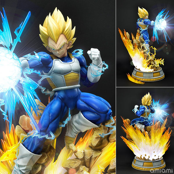 【限定販売】PRIME1STUDIO×MegaHouse メガプレミアムマスターライン『ベジータ（超サイヤ人）』ドラゴンボールZ 1/4 完成品フィギュア