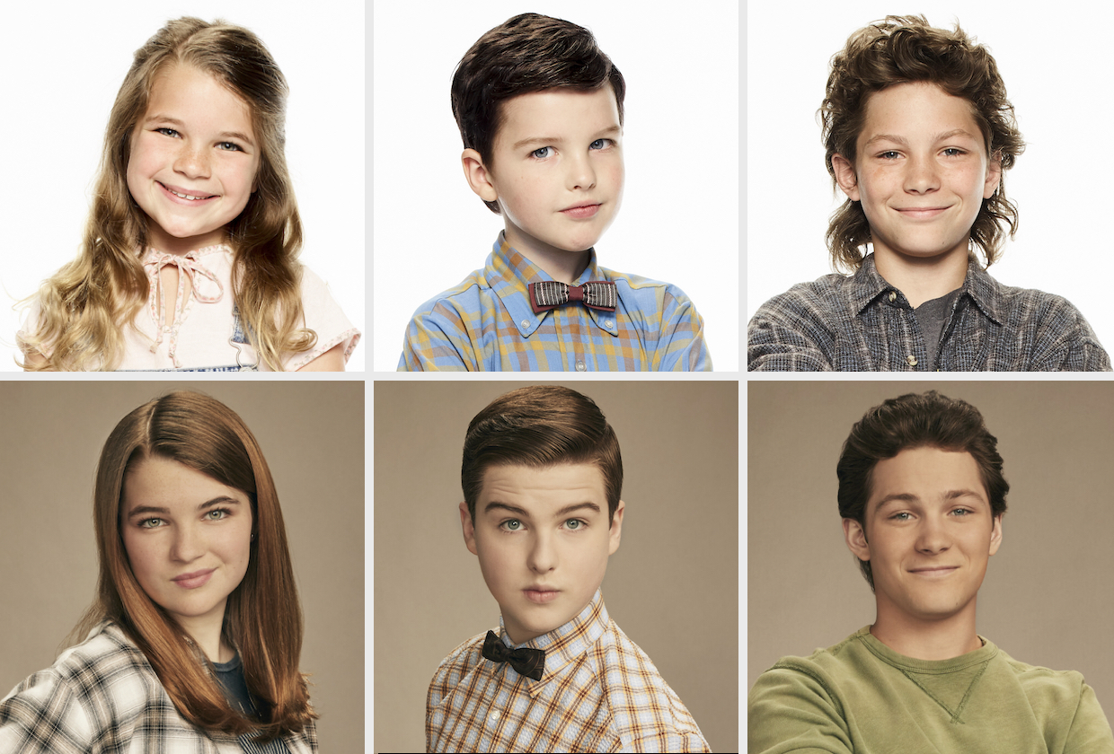 Young Sheldon Kids, Before and After