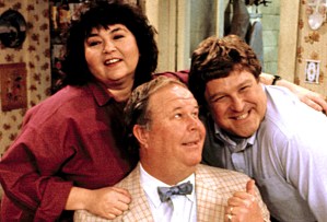Ned Beatty as Ed Conner, Dan's Father, on Roseanne