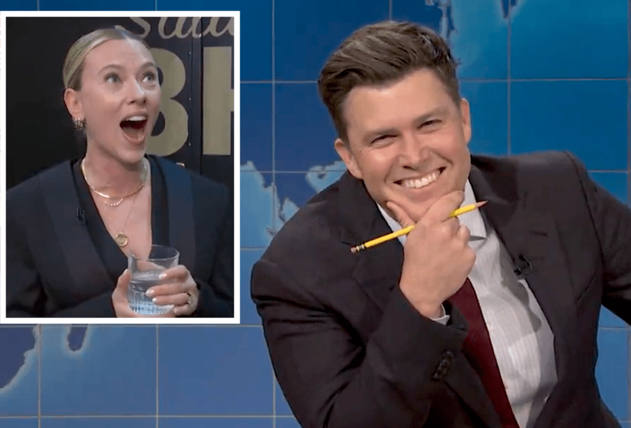 SNL Video Scarlett Johansson Jokes Colin Jost