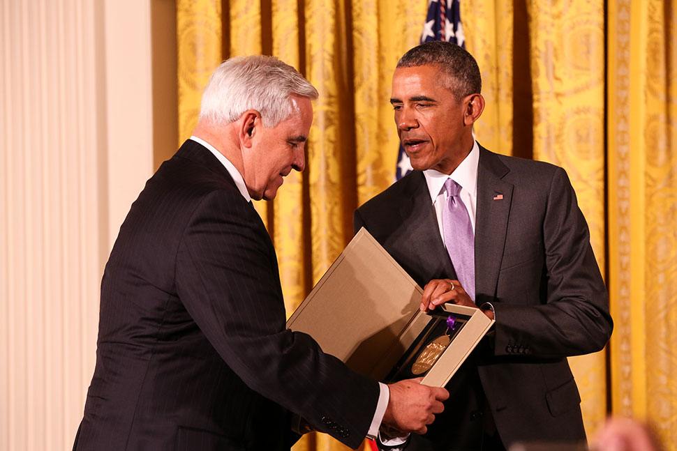 ums presidence ken fischer receives national medal of arts from president barack obama