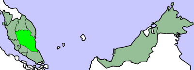 Map of Pahang