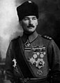 Mustafa Kemal Pascià nel 1918, comandante del gruppo dell'esercito Yıldırım e aiutante di campo onorario del Sultano