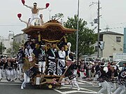 岸和田だんじり祭 1703年（元禄16年）から毎年行われている伝統行事。