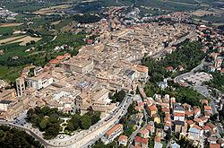 Vista sul centro della città