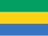 Gabon - Flagga