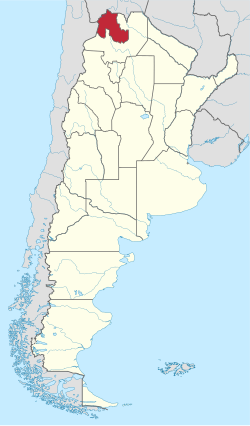 Provincia di Jujuy - Localizzazione