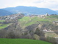 View with church Maria Himmelfahrt in Völs