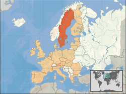 Sverige - Lokalisering