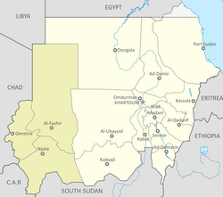 Darfur - Localizzazione