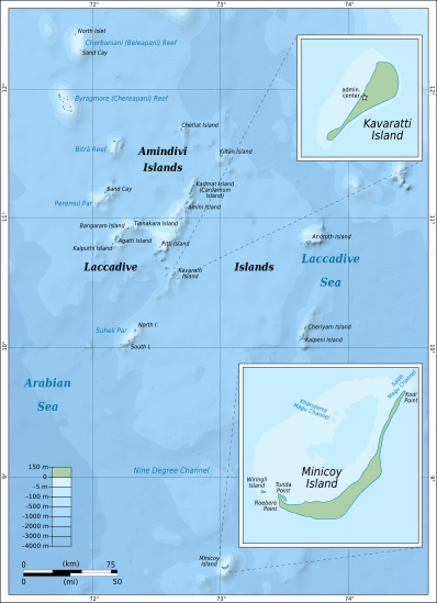 Map of Lakshadweep