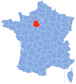 Eure-et-Loir - Localizzazione