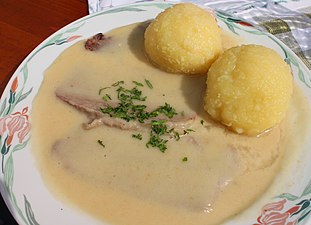 Kreenfleisch mit Klößen