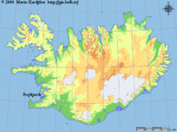 Vị trí ở Iceland