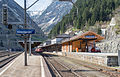 Bahnhof Göschenen, Gleisseite der SBB