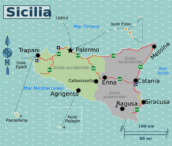 Sicilia occidentale - Localizzazione