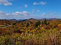 栗駒山荘付近からの紅葉の景色