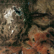 Utah from space