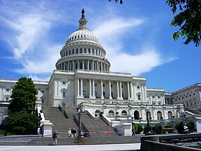 View from below Capitol Hill