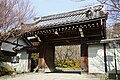 Sanmon gate to the temple