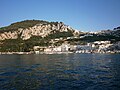 Capri desde o mar