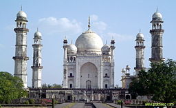 Mausoleet Bibi Ka Maqbara i Aurangabad.