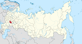 Localisation de Oblast de Penza