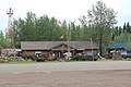 Der Highway am Fort Nelson Heritage Museum / British Columbia